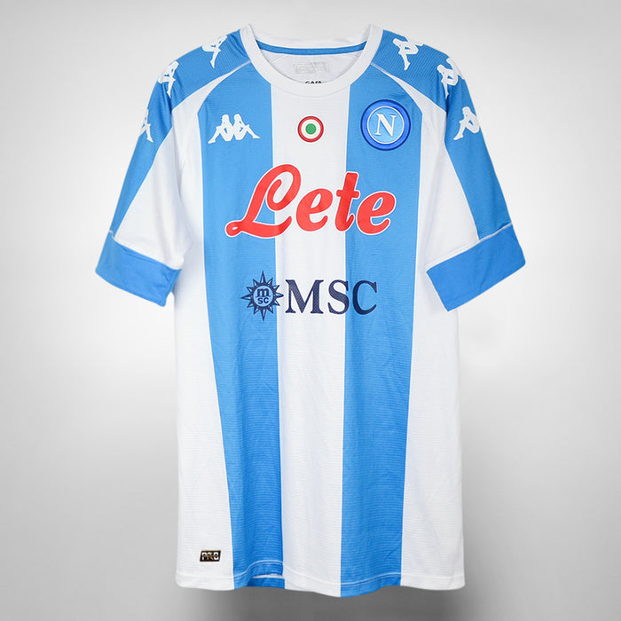 2020-2021 Napoli Player Spec BNWT Kappa Fourth Shirt #10 Diego Maradona - Marketplace