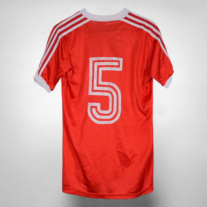 1980-1981 Nottingham Forest Adidas Match Worn Home Shirt #5 Larry Lloyd - Marketplace