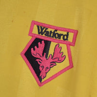 1989-1991 Watford Umbro Match Worn Home Shirt #4 Kenny Jackett - Marketplace