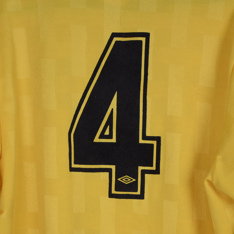1989-1991 Watford Umbro Match Worn Home Shirt #4 Kenny Jackett - Marketplace