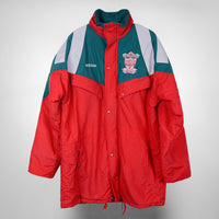 1992-1993 Liverpool Adidas Centenary Bench Coat - Marketplace