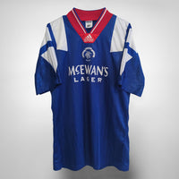 1992-1994 Rangers Adidas Home Shirt - Marketplace