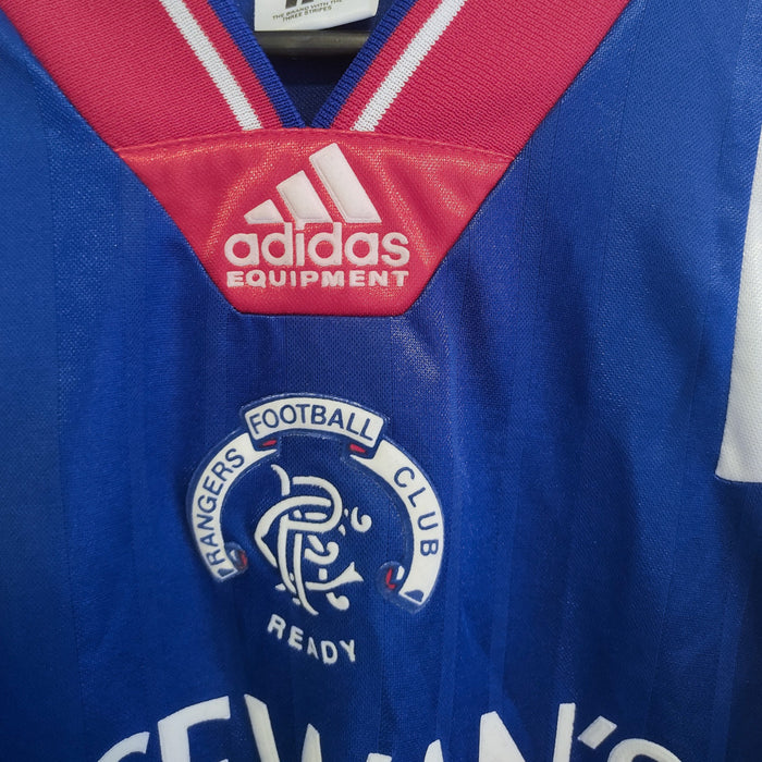 1992-1994 Rangers Adidas Home Shirt - Marketplace