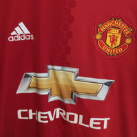 2016-2017 Manchester United Adidas Home Shirt - Marketplace