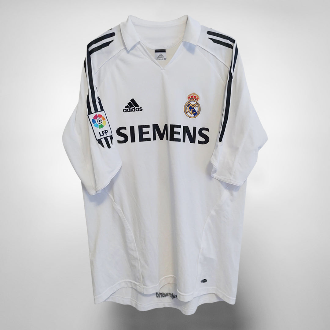 2005-2006 Real Madrid Adidas Home Shirt #5 Zidane - Marketplace