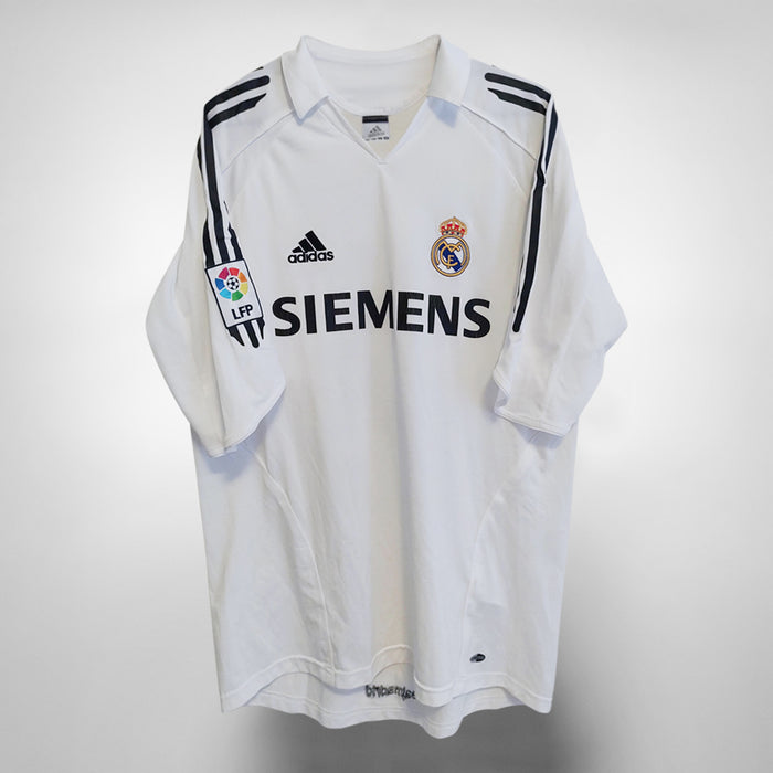 2005-2006 Real Madrid Adidas Home Shirt #5 Zidane - Marketplace