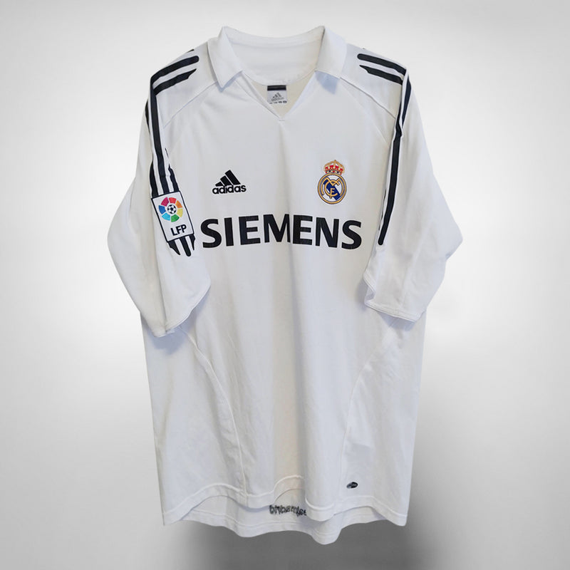 2005-2006 Real Madrid Adidas Home Shirt #5 Zidane - Marketplace