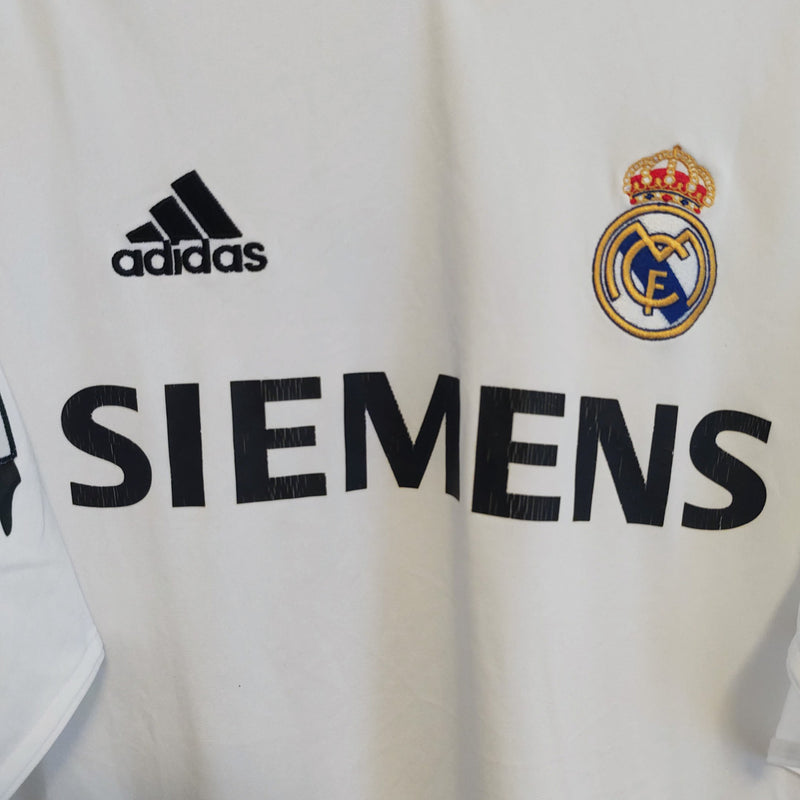 2005-2006 Real Madrid Adidas Home Shirt #5 Zidane - Marketplace