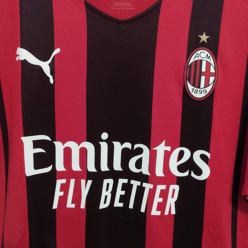 2021-2022 AC Milan Puma Player Spec Home Shirt #11 Ibrahimovic - Marketplace