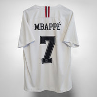 2018-2019 PSG Paris Saint Germain Nike Jordan Fourth Shirt #7 Mbappe - Marketplace