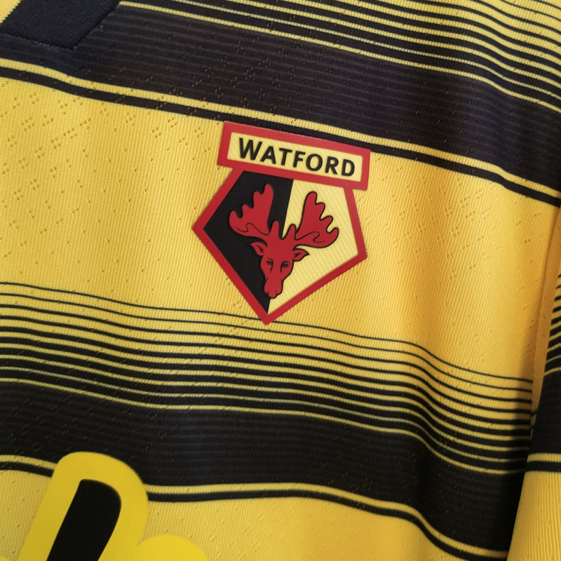 2021-2022 Watford Kelme Home Shirt #25 Dennis - Marketplace