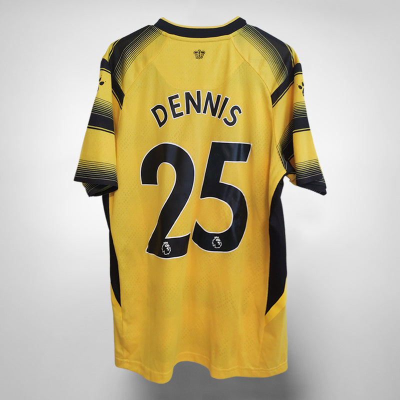 2021-2022 Watford Kelme Home Shirt #25 Dennis - Marketplace