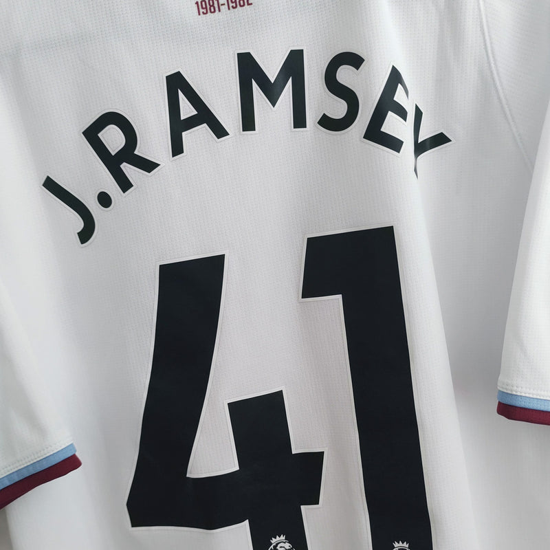 2021-2022 Aston Villa Kappa Away Shirt #41 J. Ramsey - Marketplace