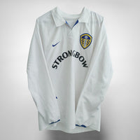 2002-2003 Leeds United Nike Long Sleeve Home Shirt - Marketplace