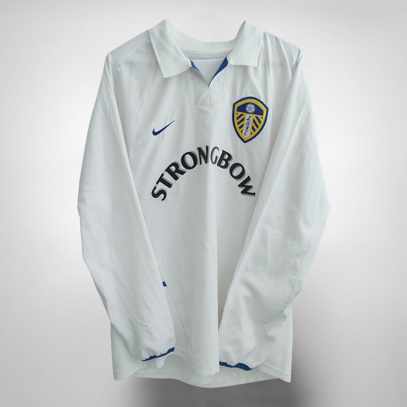 2002-2003 Leeds United Nike Long Sleeve Home Shirt - Marketplace