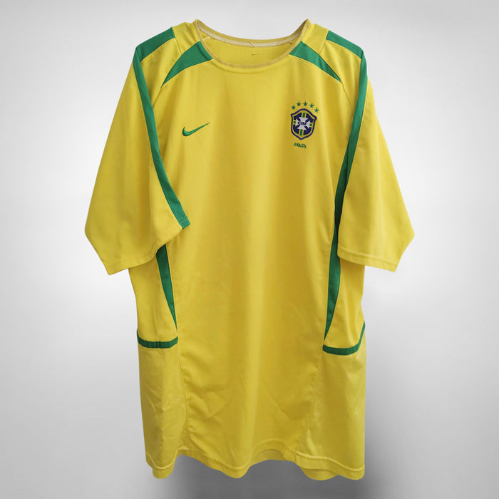 2002-2004 Brazil Nike Home Shirt - Marketplace