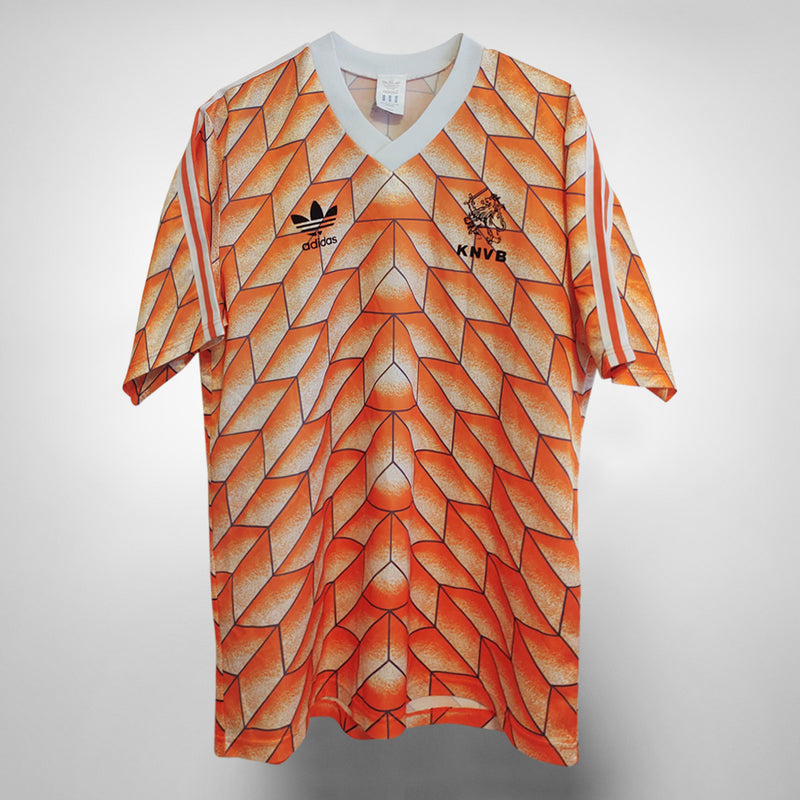 1988 Netherlands Adidas Home Shirt - Marketplace