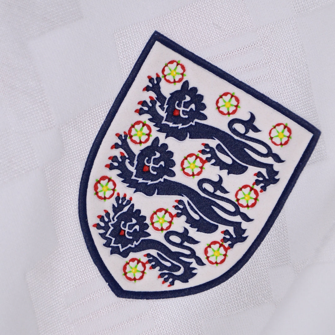 1990-1992 England Umbro Home Shirt #19 Paul Gascoigne