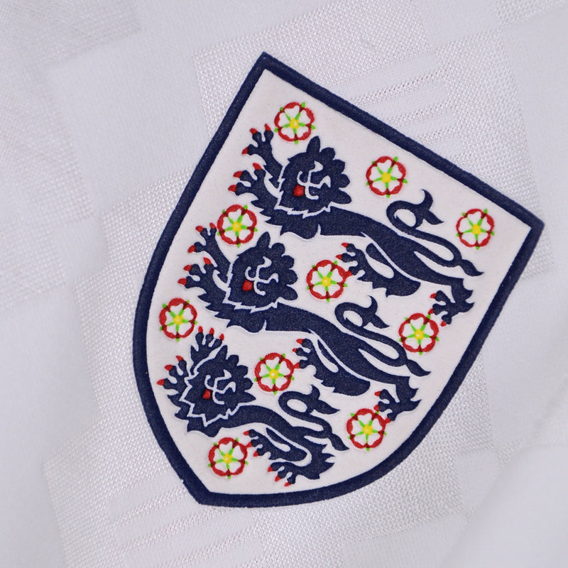 1990-1992 England Umbro Home Shirt #19 Paul Gascoigne