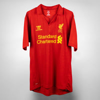 2012-2013 Liverpool Warrior Home Shirt #7 Luis Suarez
