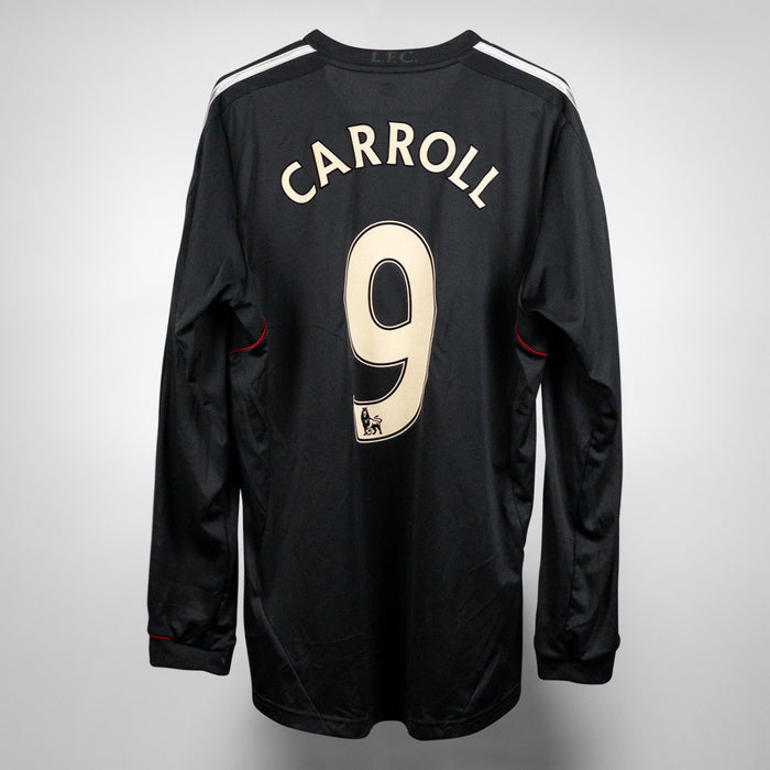 2011-2012 Liverpool Adidas Away Shirt #9 Carroll