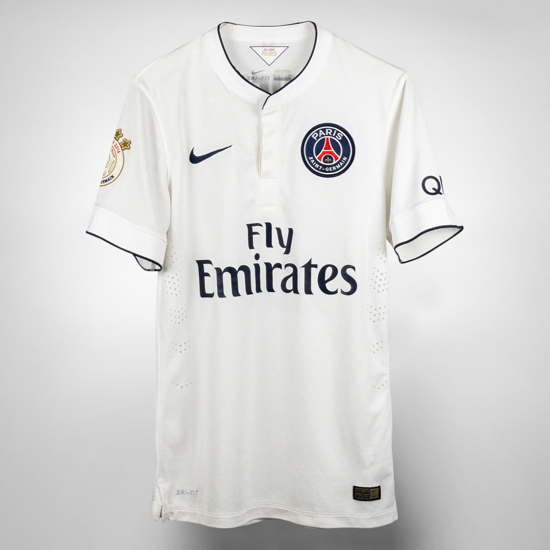 2014-2015 PSG Paris Saint-Germain Nike Away Match Issue Shirt #22 Lavezzi