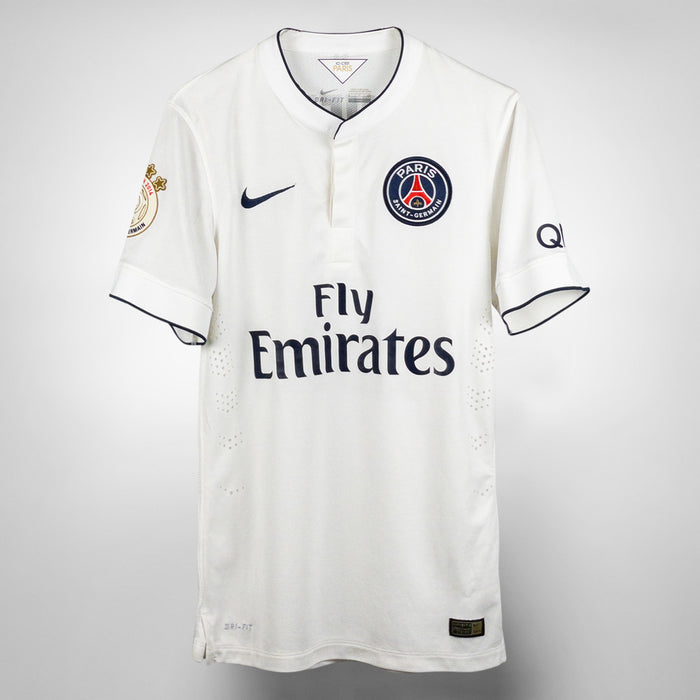 2014-2015 PSG Paris Saint-Germain Nike Away Match Issue Shirt #22 Lavezzi
