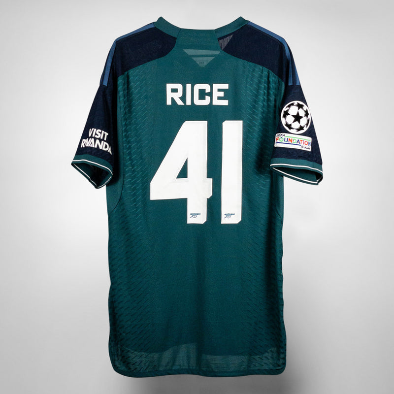 2023-2024 Arsenal Adidas UCL Third Shirt #41 Rice