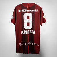 2019 Vissel Kobe Asics Home Shirt #8 Andres Iniesta
