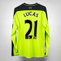 2016-2017 Liverpool New Balance Third Shirt #21 Lucas