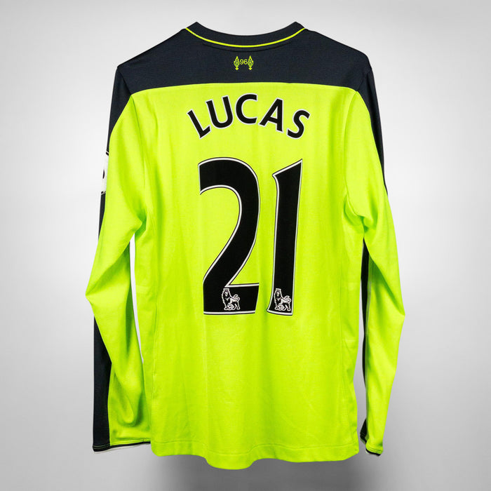 2016-2017 Liverpool New Balance Third Shirt #21 Lucas