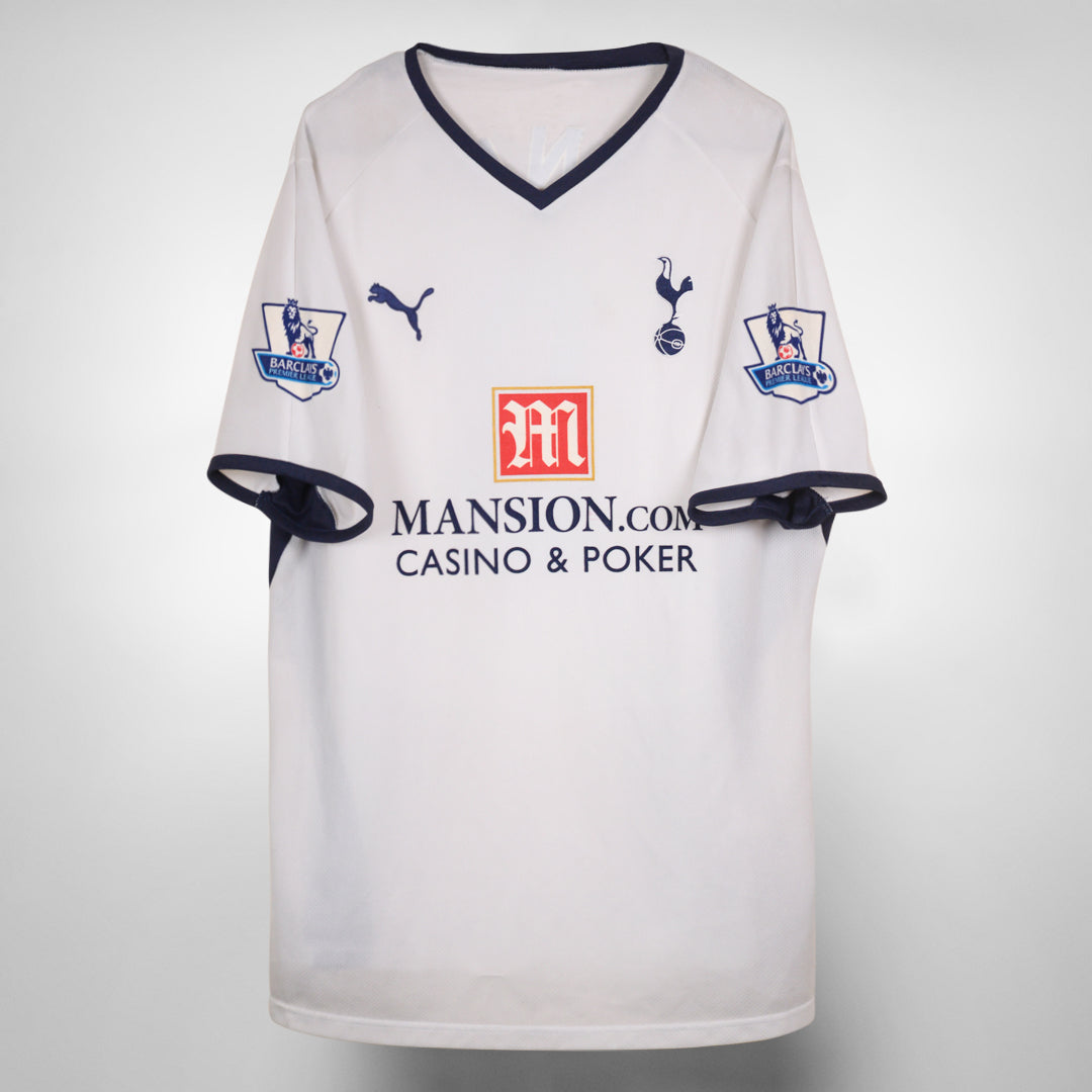 2008-2009 Tottenham Hotspur Puma Player Spec Home Shirt #8 Jenas