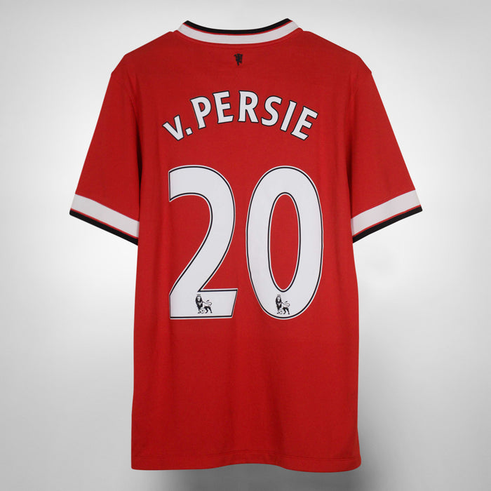 2014-2015 Manchester United Nike Home Shirt #20 Robin van Persie