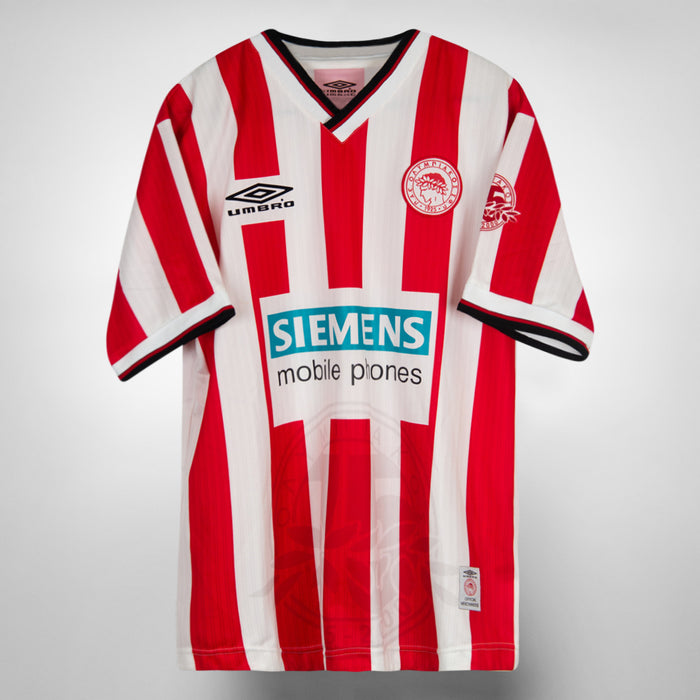 2000-2001 Olympiacos Umbro Home Shirt