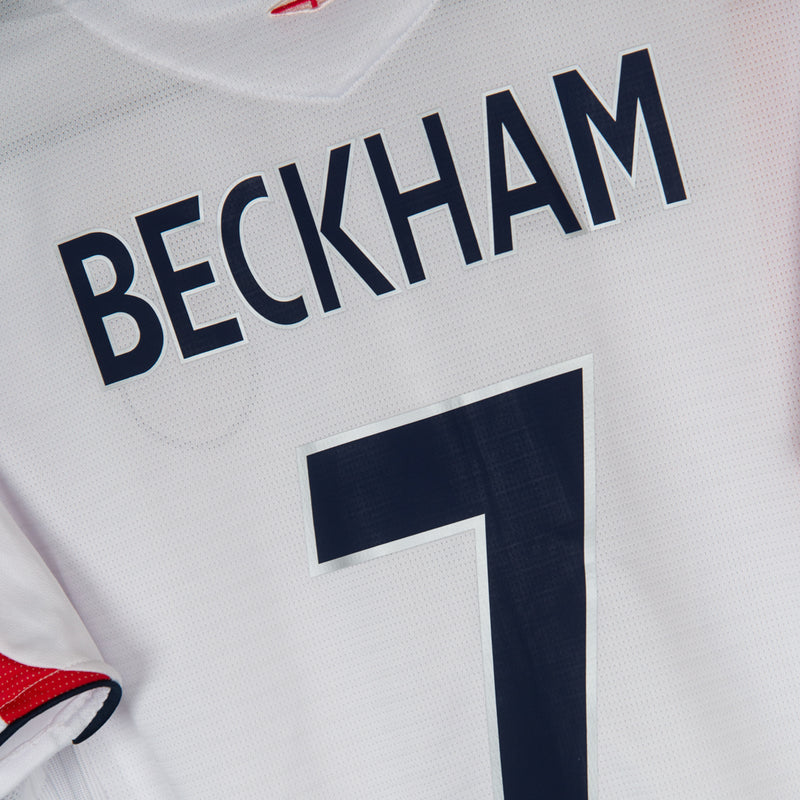 2005-2007 England Umbro Home Shirt #7 David Beckham