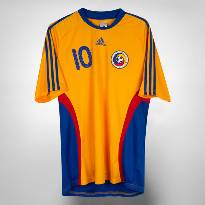 2008-2009 Romania Adidas Shirt #10 Adrian Mutu BNWT