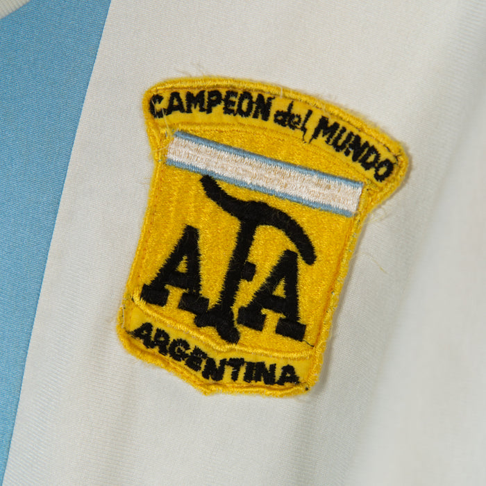 1980-1982 Argentina Le Coq Sportif Home 'Campeon del Mundo' Commemorative Shirt