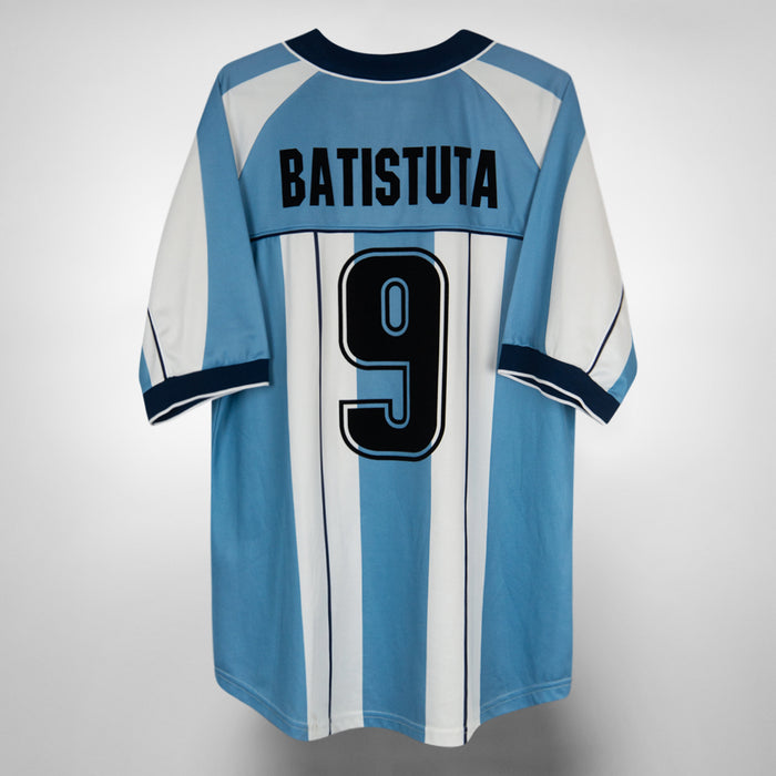 2000-2001 Argentina Reebok Home #9 Gabriel Batistuta