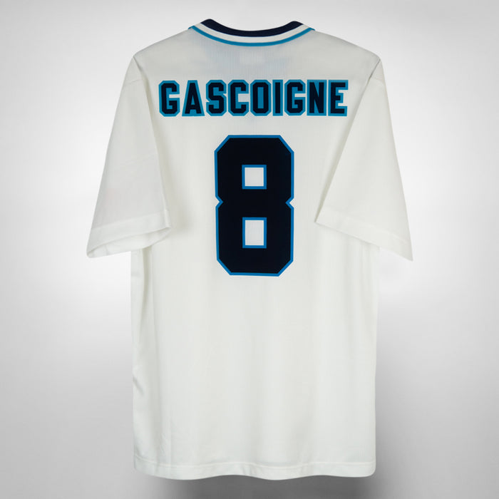 1996-1997 England Umbro Home Shirt #8 Paul Gascoigne