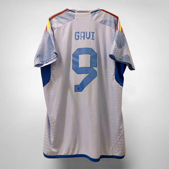 2022-2023 Spain Adidas Player Spec Away Shirt #9 Gavi - Marketplace