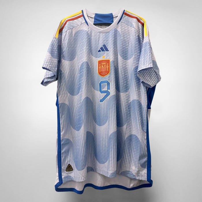 2022-2023 Spain Adidas Player Spec Away Shirt #9 Gavi - Marketplace