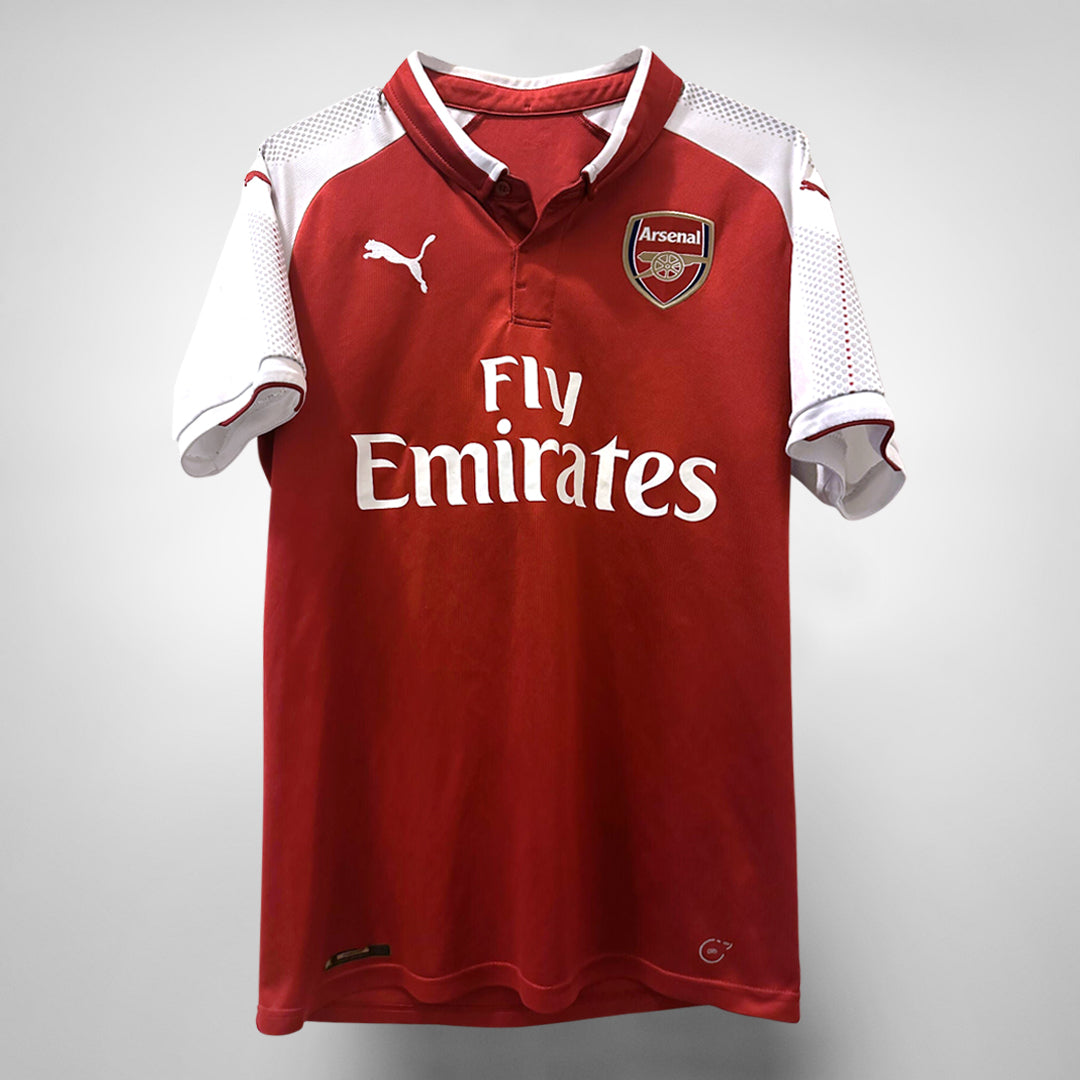 2017 2018 Arsenal Puma Home Shirt 14 Pierre Emerick Aubameyang Mark PFC Vintage