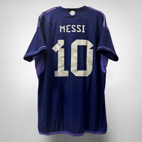 2022-2023 Argentina Adidas Player Spec Away Shirt #10 Lionel Messi - Marketplace