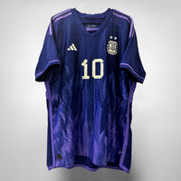 2022-2023 Argentina Adidas Player Spec Away Shirt #10 Lionel Messi - Marketplace