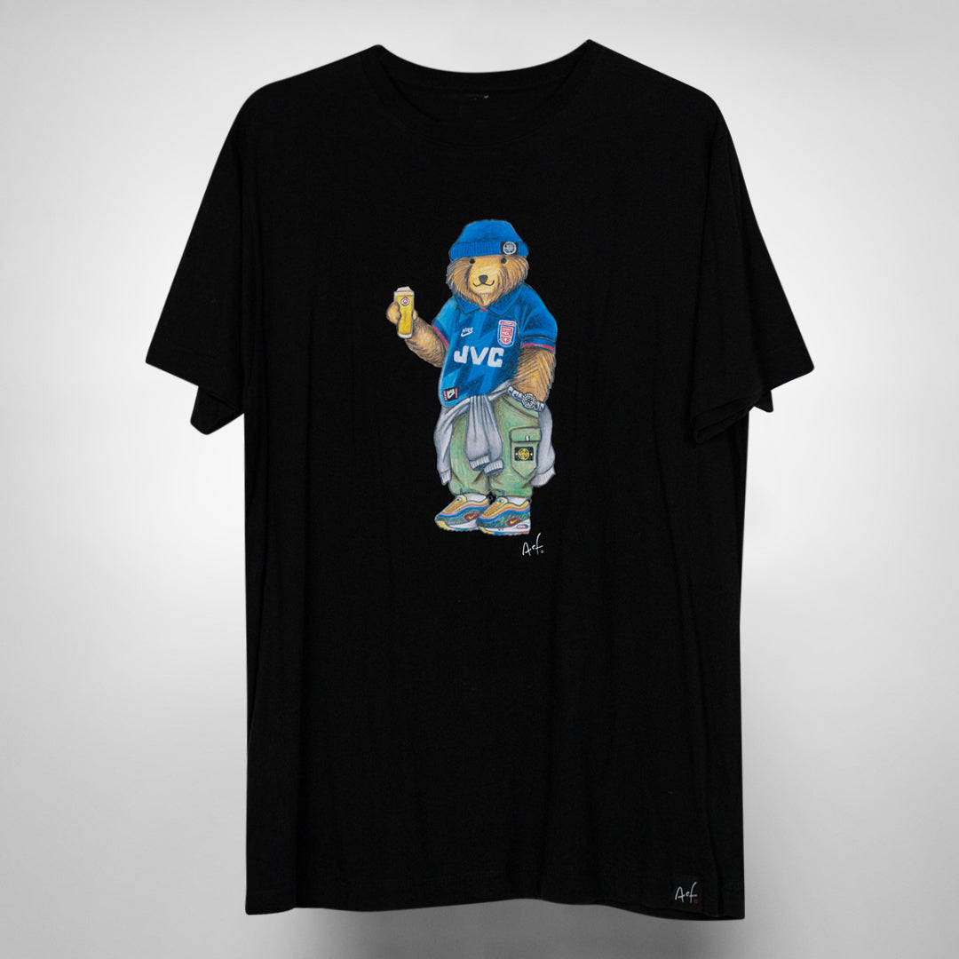 Art of Football Arsenal Lightning JVC Bear T-Shirt
