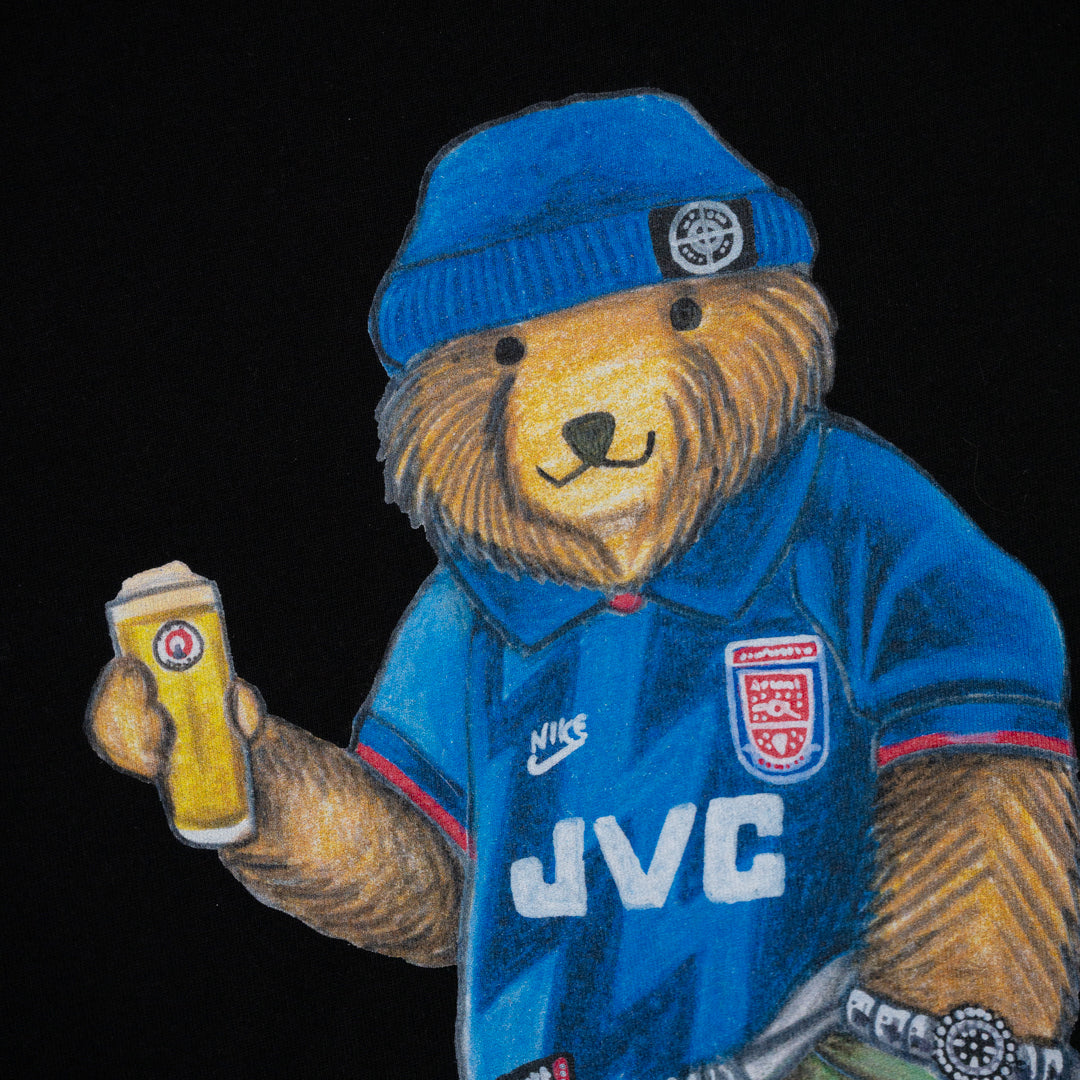 Art of Football Arsenal Lightning JVC Bear T-Shirt