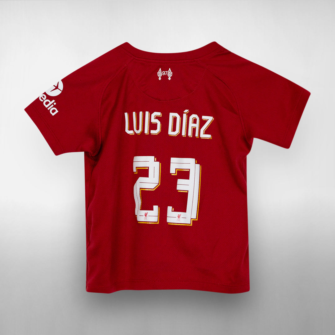 2022-2023 Liverpool Nike Infrant Shirt #23 Luis Diaz