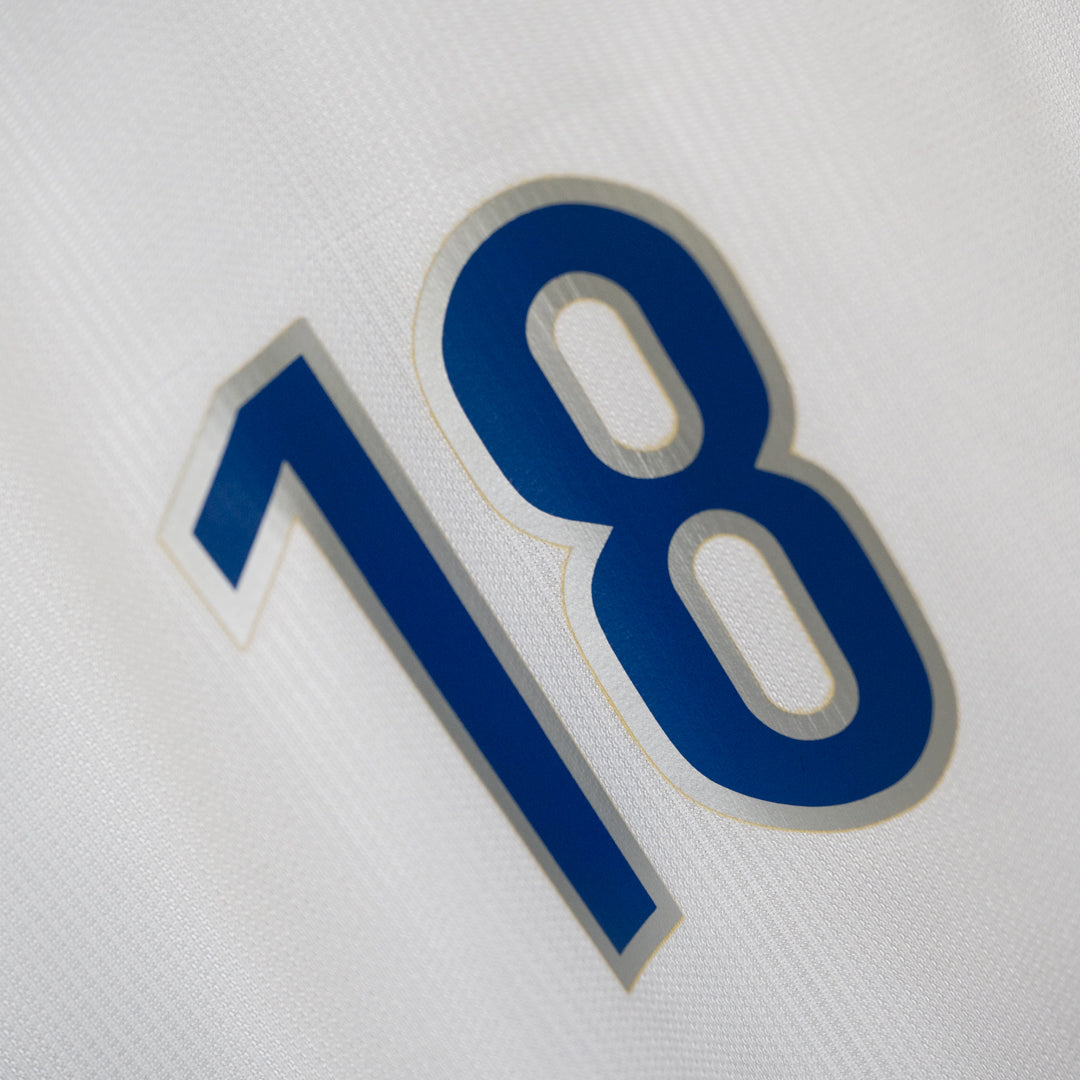 1998 Italy Nike Long Sleeve Player Spec Away Shirt # 10 Roberto Baggio