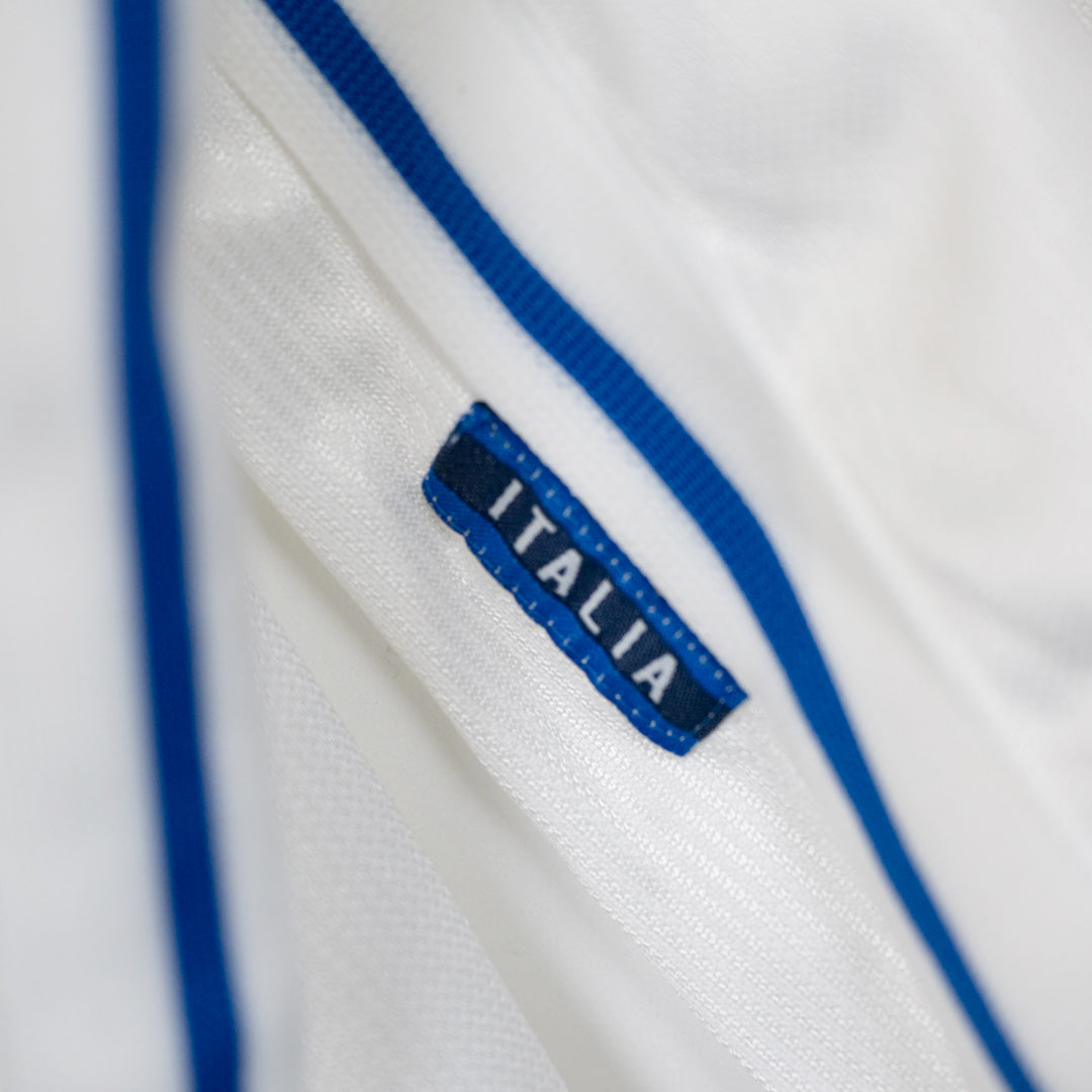 1998 Italy Nike Long Sleeve Player Spec Away Shirt # 10 Roberto Baggio