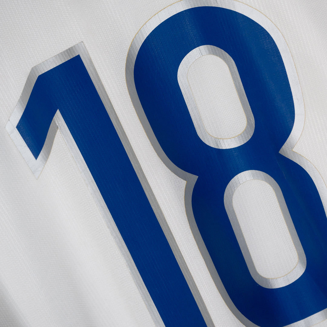 1998 Italy Nike Long Sleeve Player Spec Away Shirt # 10 Roberto Baggio